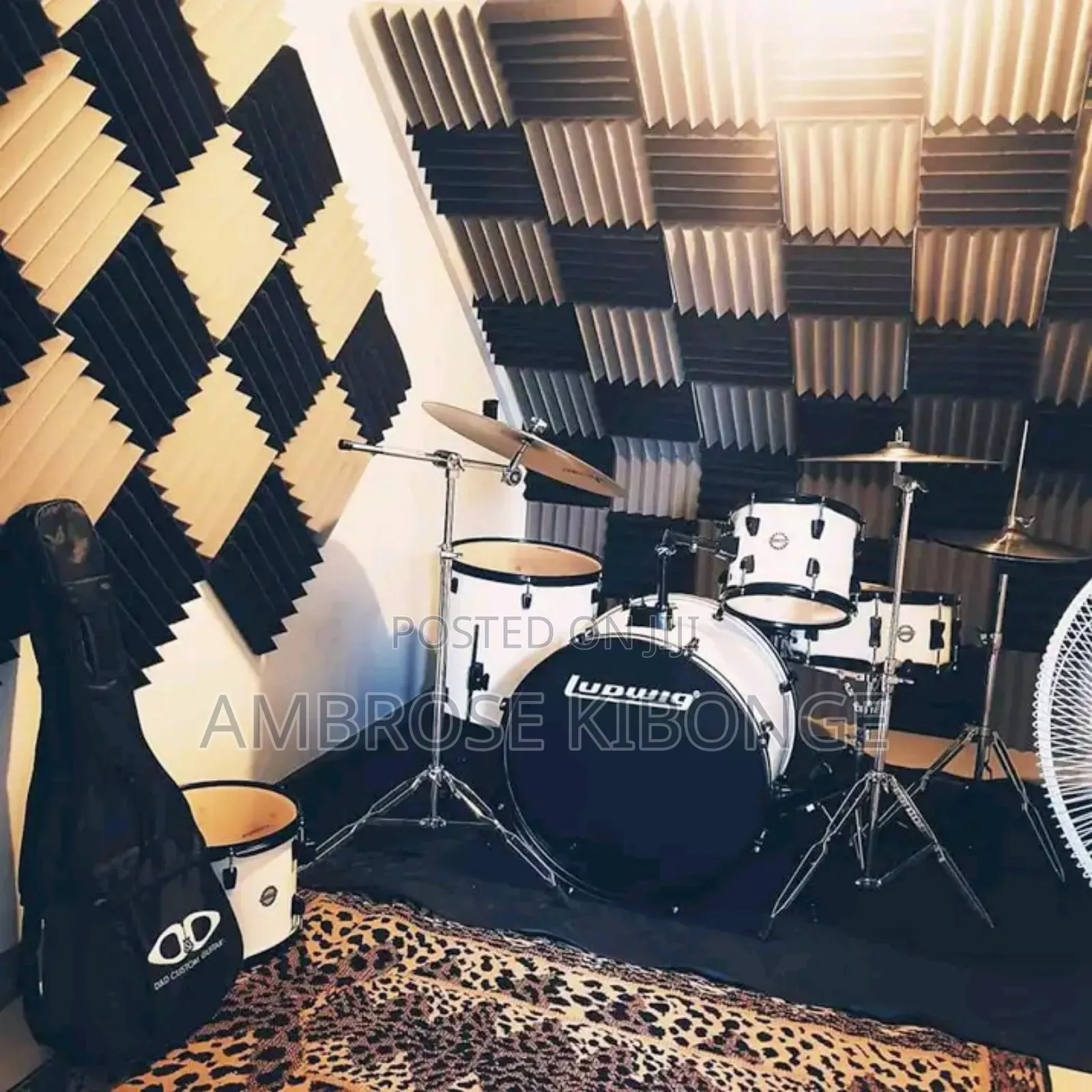 Studio Practice Rooms Acoustic Soundproof Panel Sponges Pair