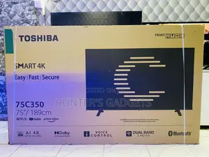 Brand New 75 Inch Toshiba Smart Uhd Vida Frameless Tv