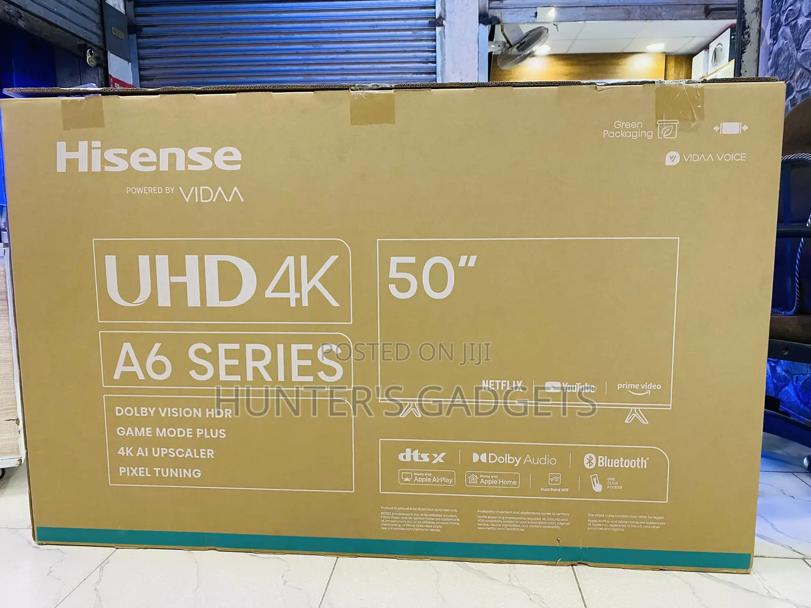 Hisense 50 Inch Smart Uhd A6 Series Model 2024 Brand New