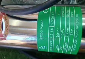 Frog Pump 76 Metres