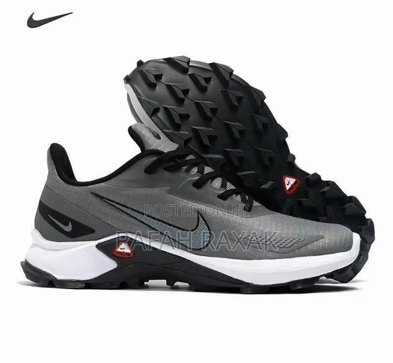 Original Grey White Nike Fast X Sneakers