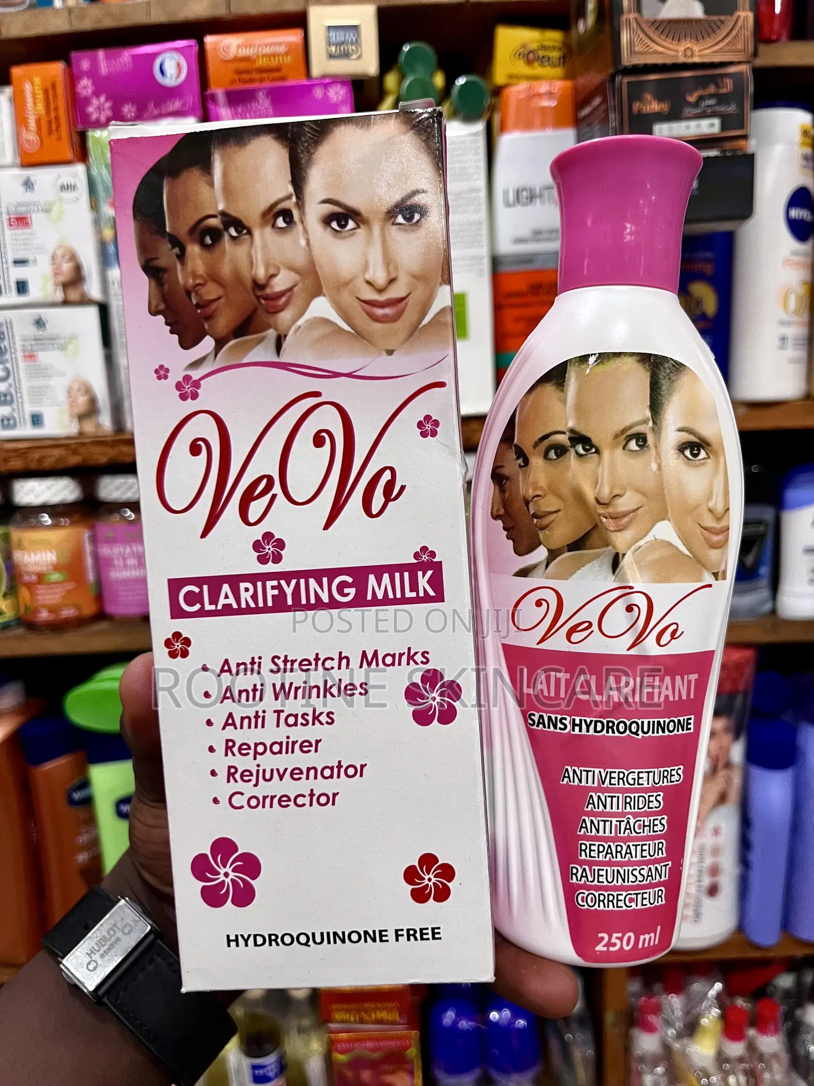 Vevo Clarifying Body Milk Lotion
