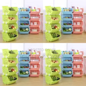 Kitchen Plastic Storage Rack