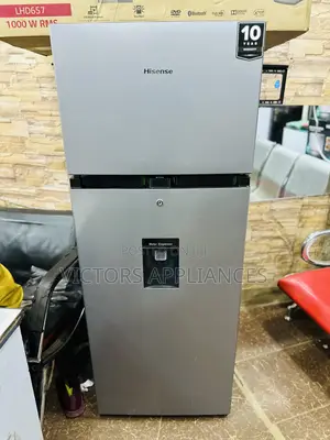 Hisense Double Door Refrigerator 270l With Dispenser Rd27dr