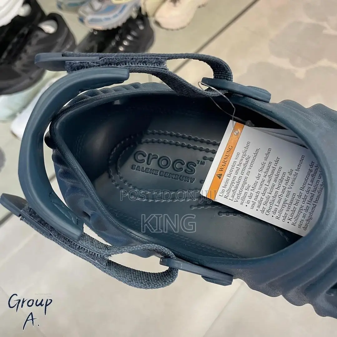 Black New Crocs.