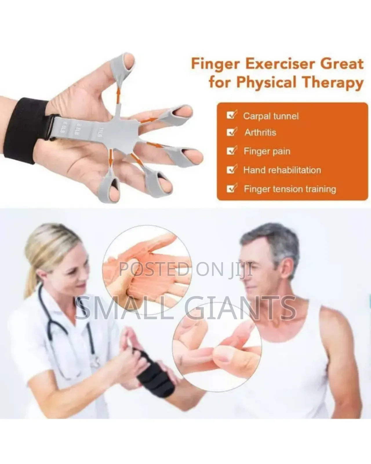 Finger Grip Exercise Strengthener