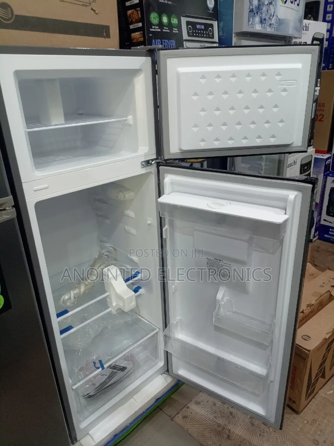 Double Door Dispenser Fridge 270L