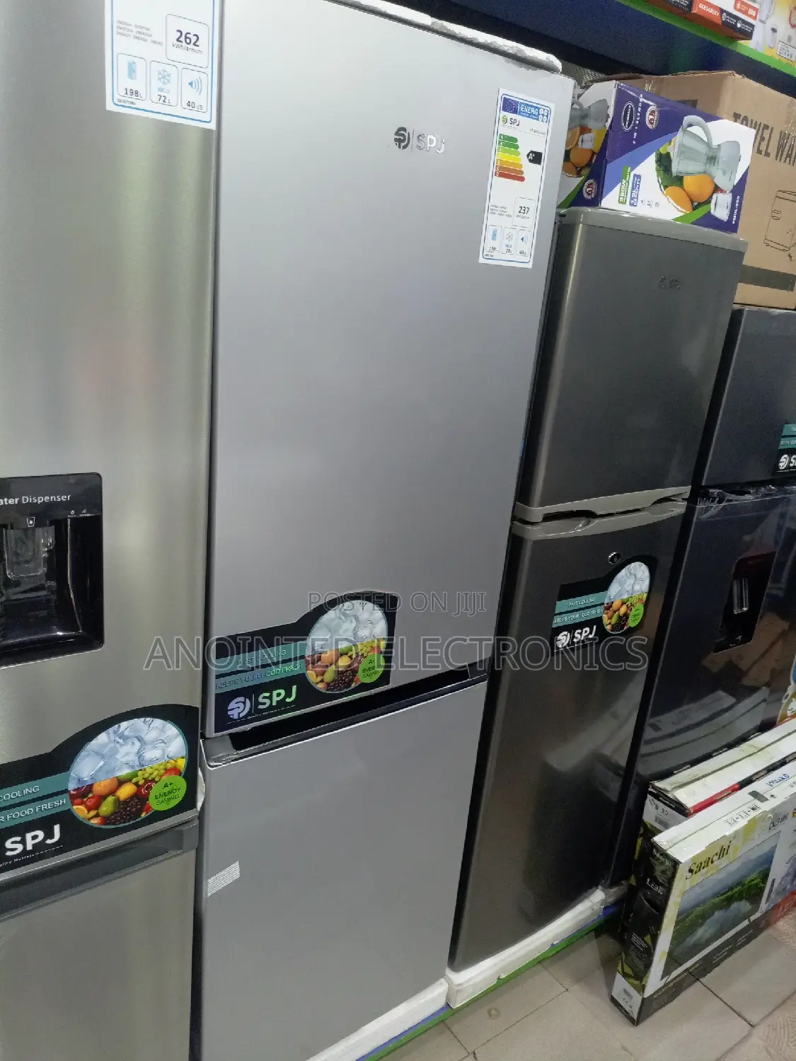 SPJ Double Door Fridge 349L