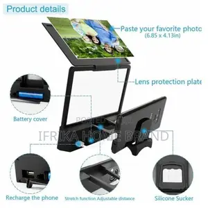 3D Mobile Phone Screen Magnifier Bluetooth Stereo Speaker