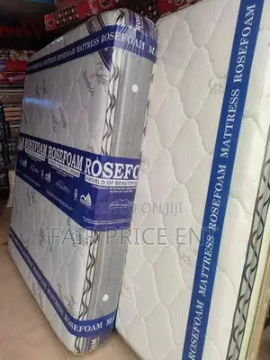 Double Layer Spring Mattress. 6*5* 10inches.( Cream)