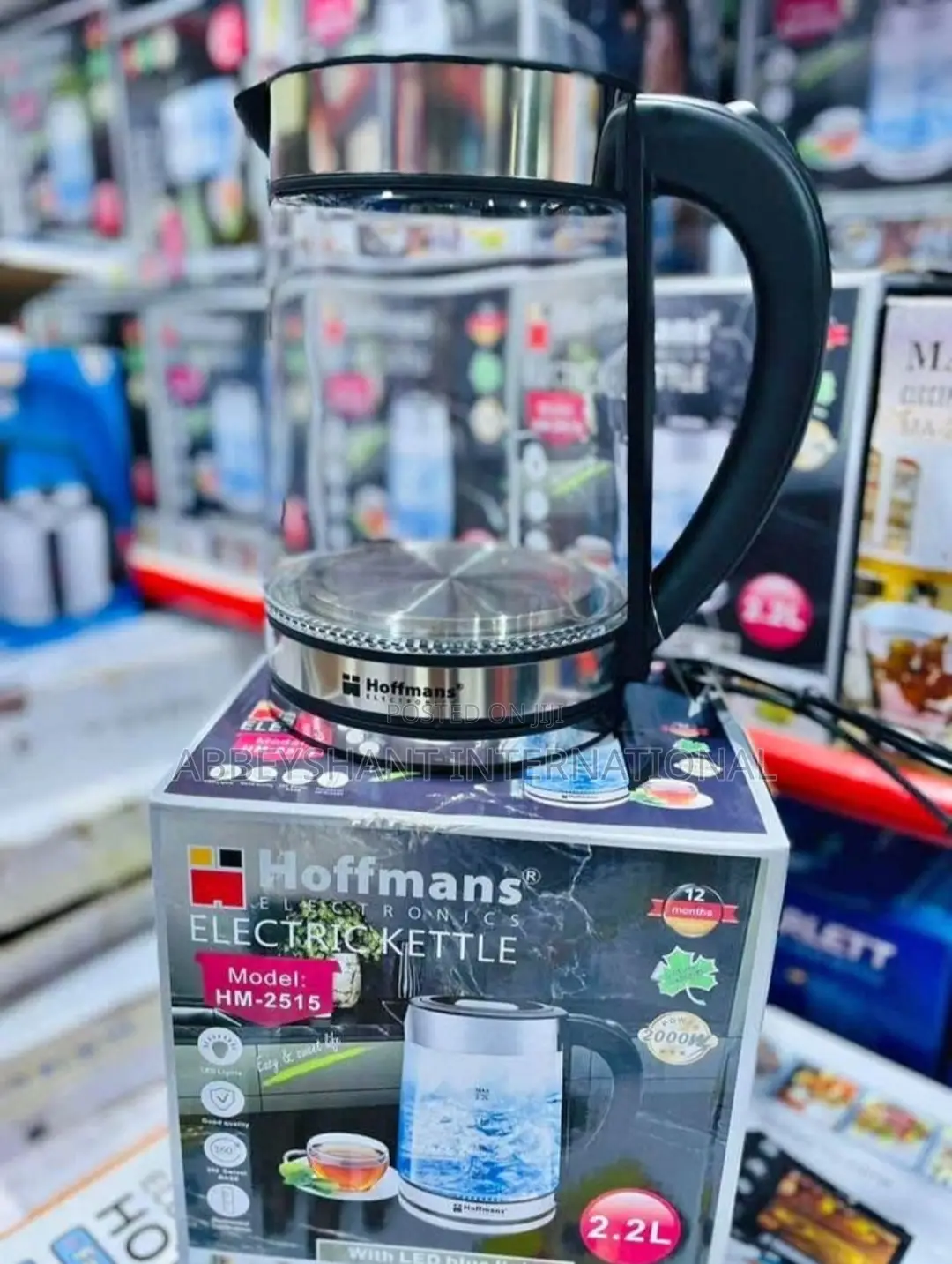 Electric Glass Kettle Hoffman Electric Kettle
