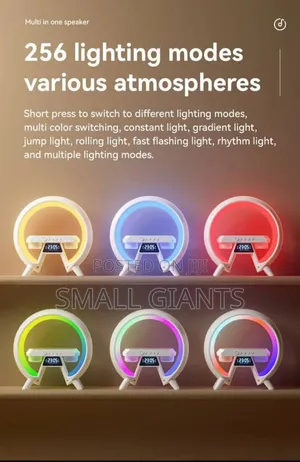 15W Wireless Charger Alarm Clock Lamp