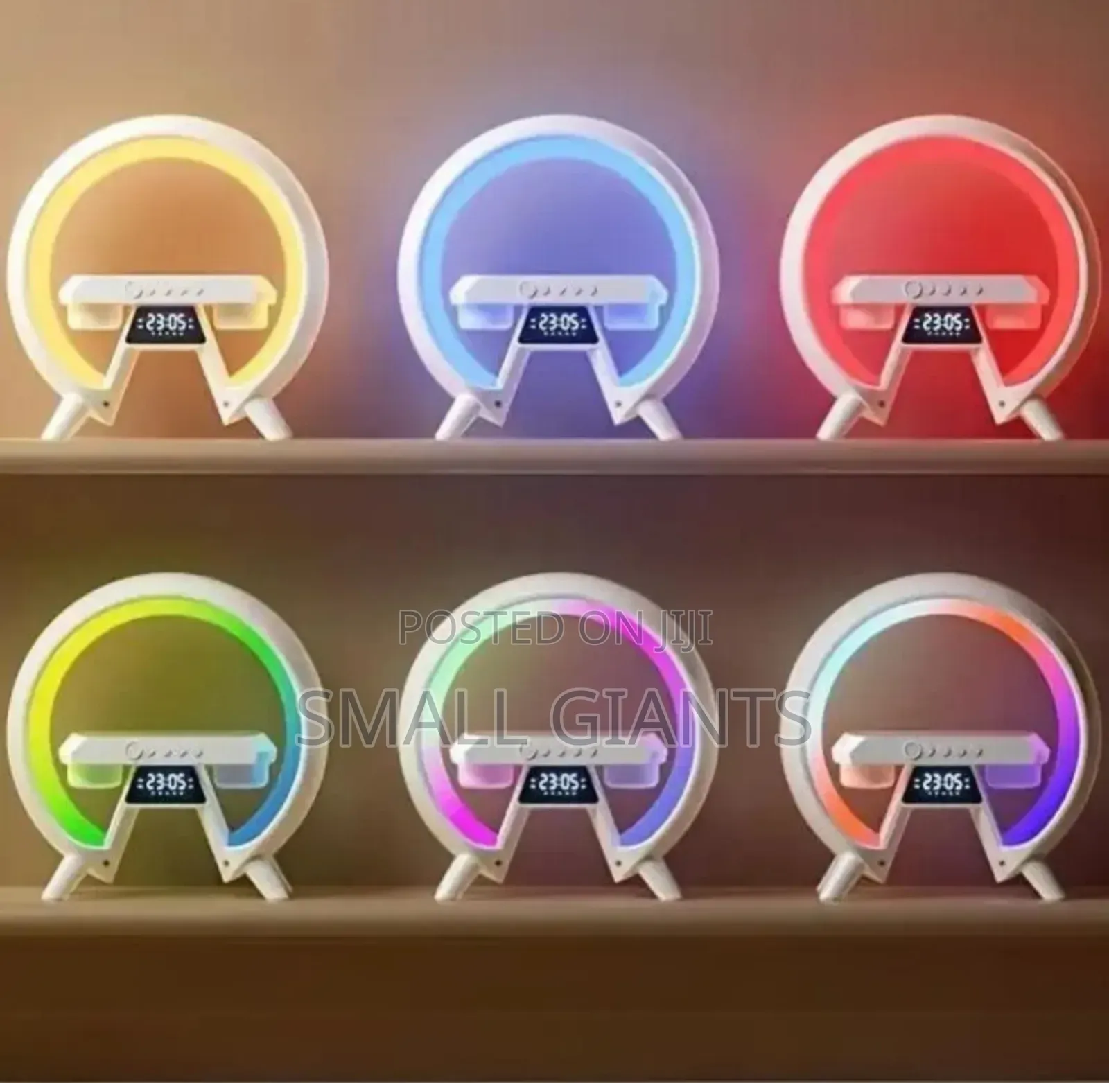 15W Wireless Charger Alarm Clock Lamp