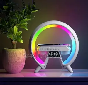 15W Wireless Charger Alarm Clock Lamp