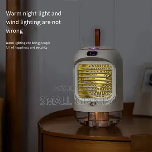 Rotating Cooling Humidifier Fan