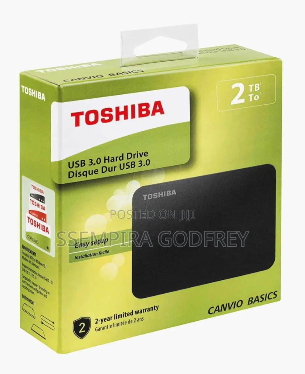 External Hard Drive Toshiba 2TB