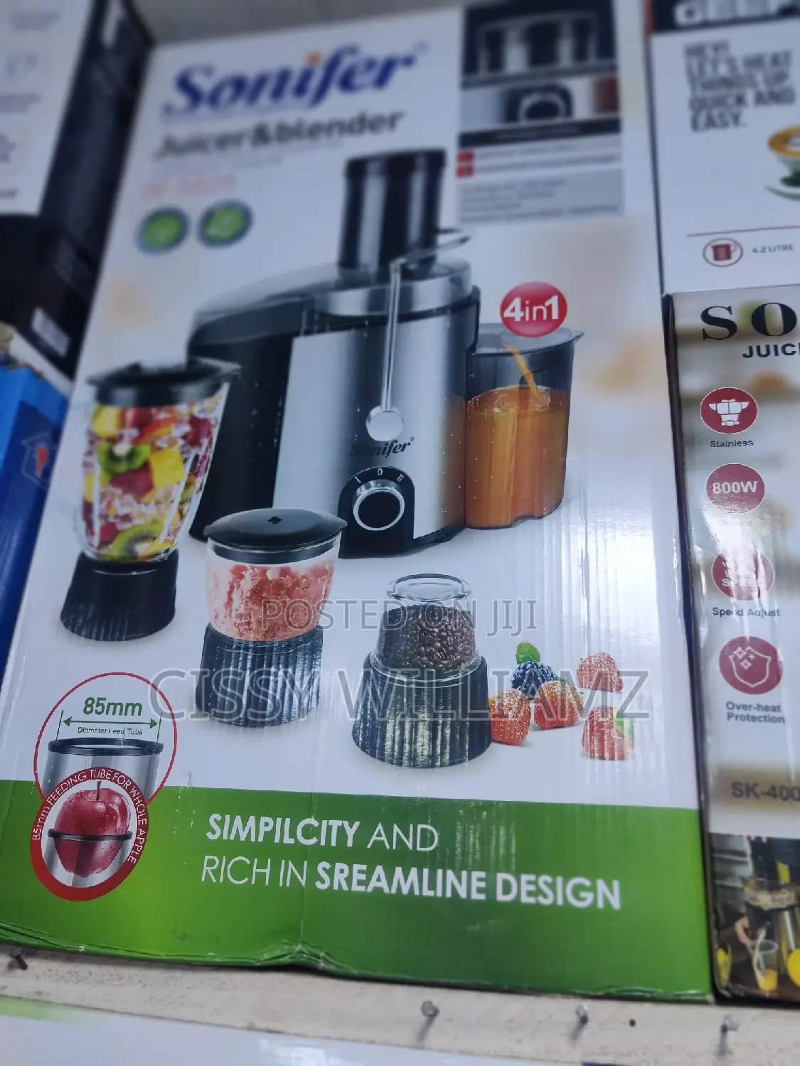 Sonifer Juicer/Sonifer Juice Extractor/4in1 Juice Extractor