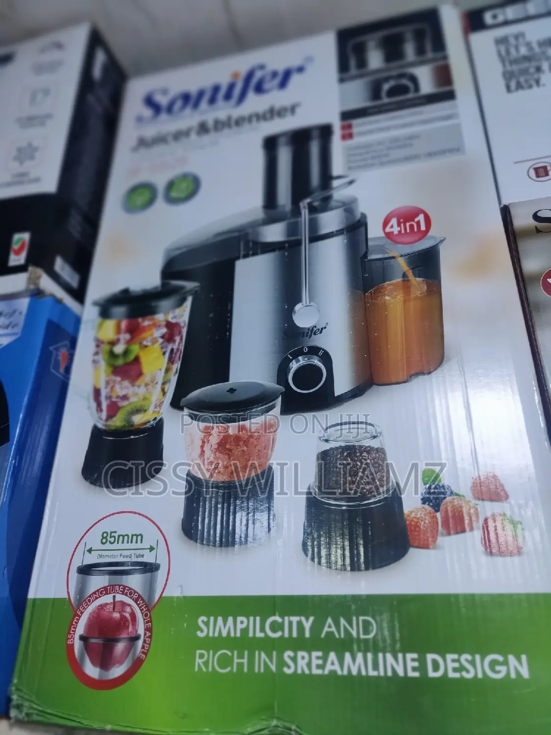 4in1 Juice Extractor Blender/Sonifer Electric Juice Extracto