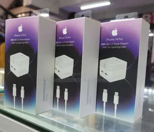 50W Dual Type C Lighting Fast Charger for iPhone 14 15