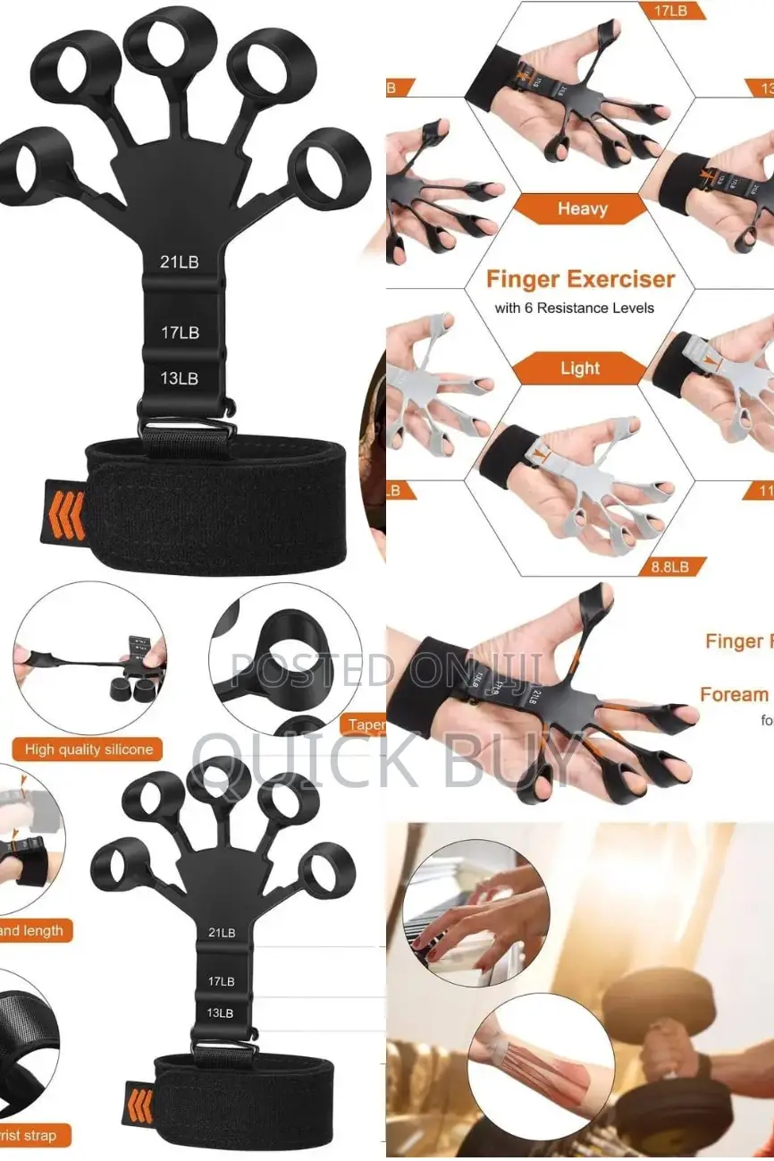 Finger Grip Exercise Strengthener
