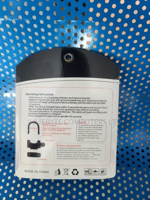 Alarm Padlock