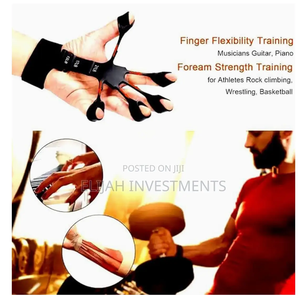 Finger Grip Exercise Strengthener