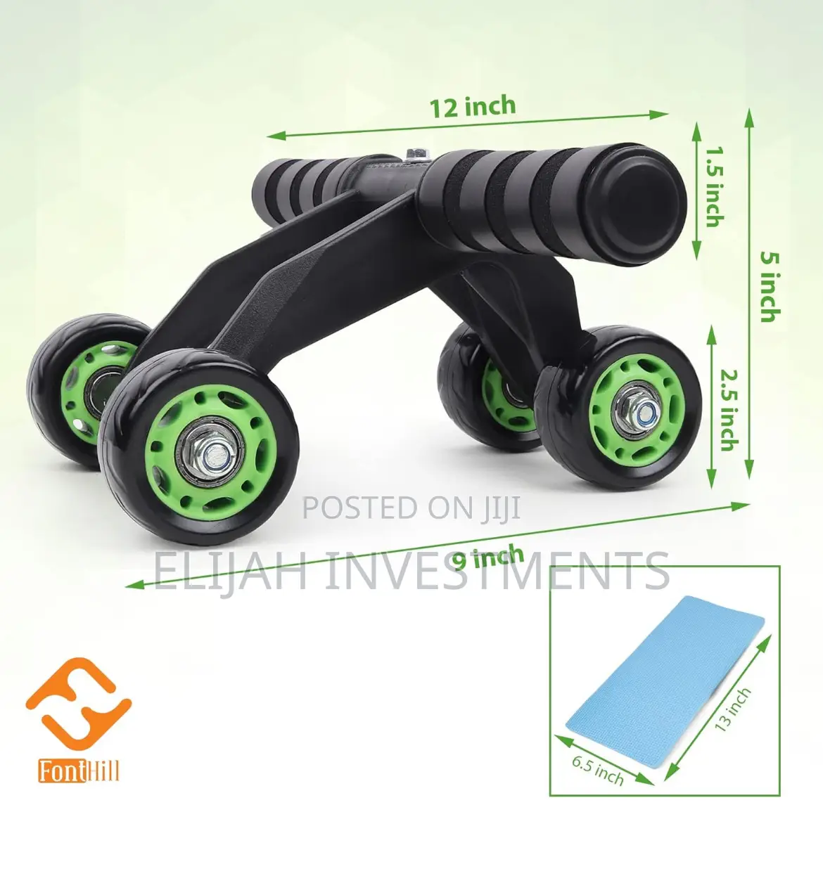 4 Wheel AB Abdominal Muscle Trainer