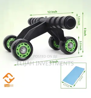4 Wheel AB Abdominal Muscle Trainer