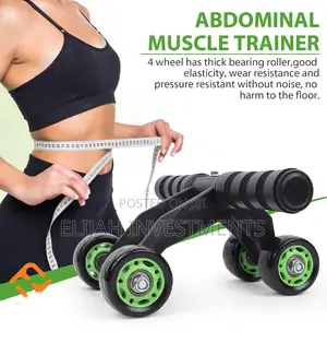 4 Wheel AB Abdominal Muscle Trainer