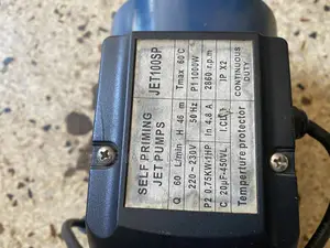 Self Priming Jet Pump
