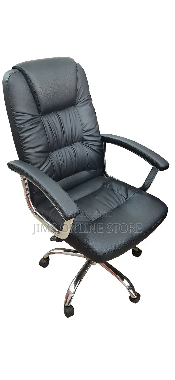 Steel Handle Genuine Office Chair