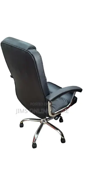 Steel Handle Genuine Office Chair