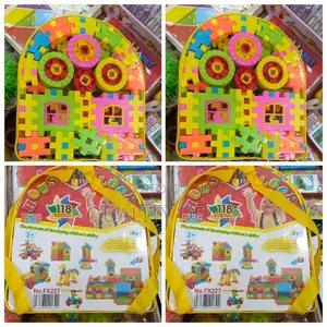 118 Pieces Kids Play Building Blocks