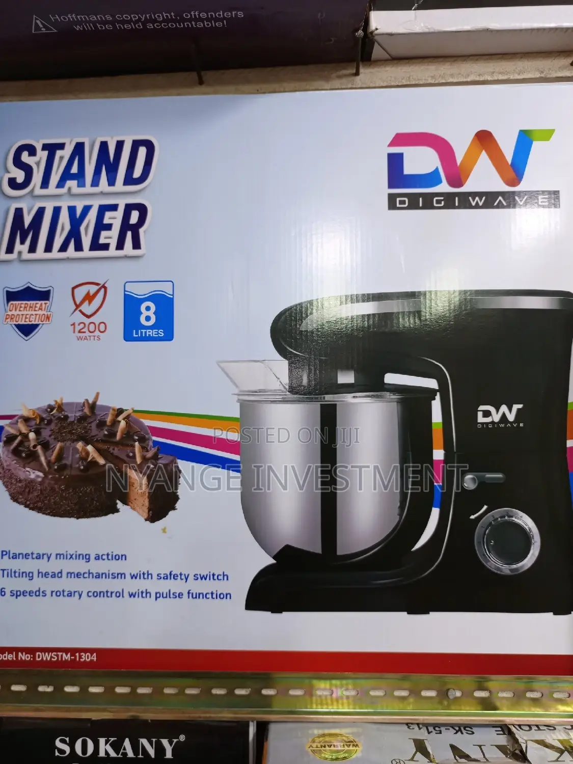 Dw Stand Mixer 8l.Digitalwave Stand Mixer