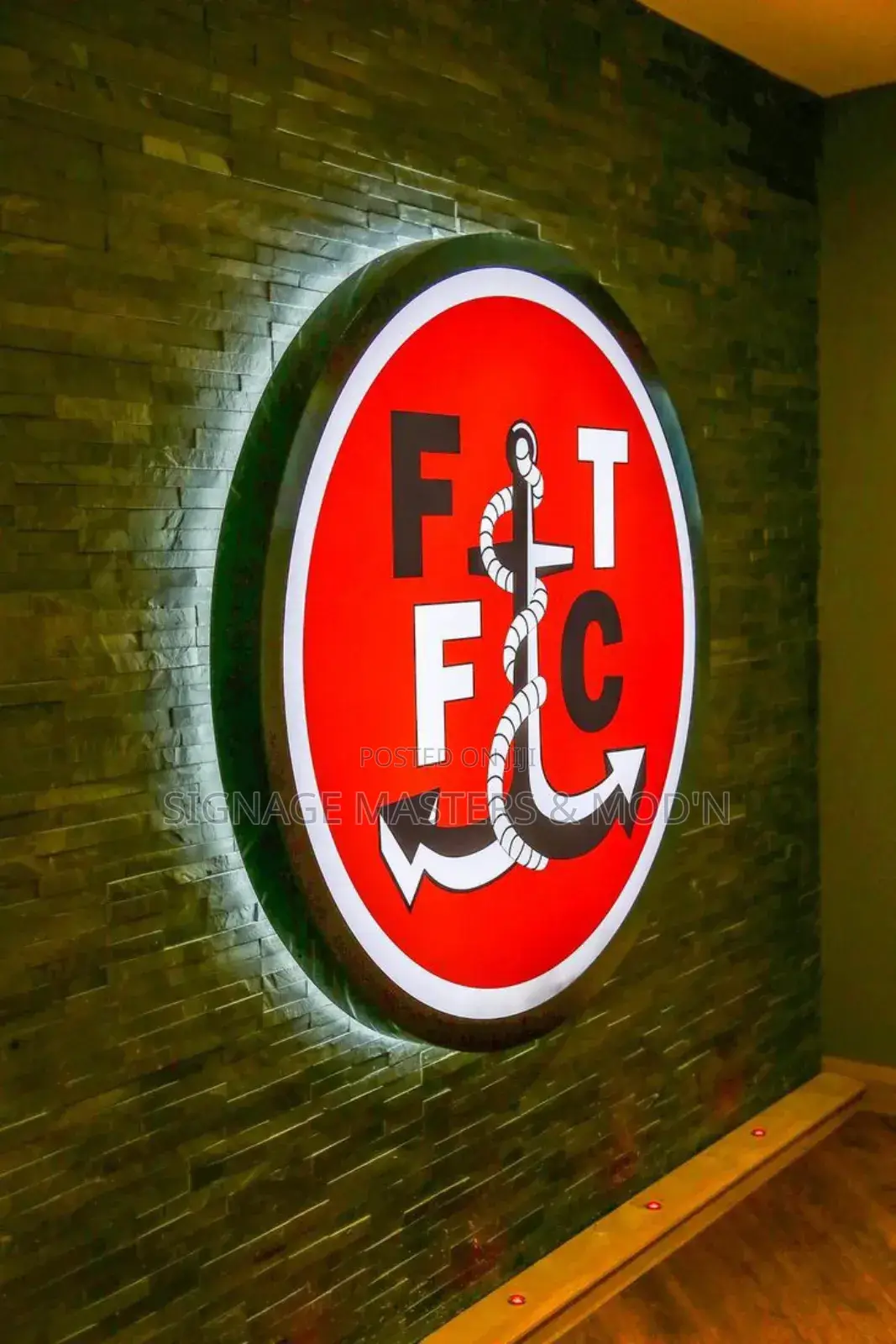 Illuminated Wall Logo