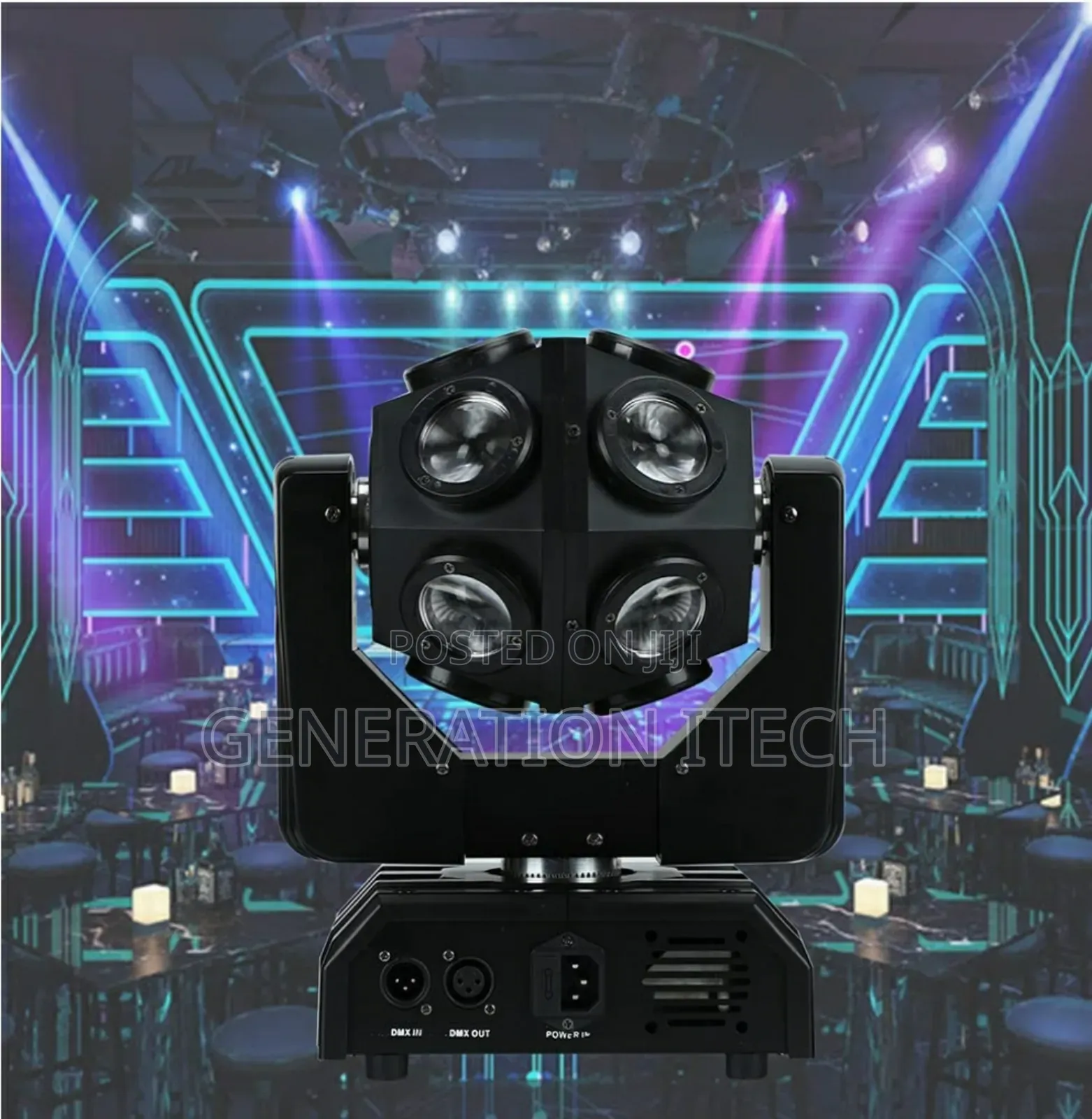 Moving Head Light With 12 Led Lights- Laser Moving Head DMX