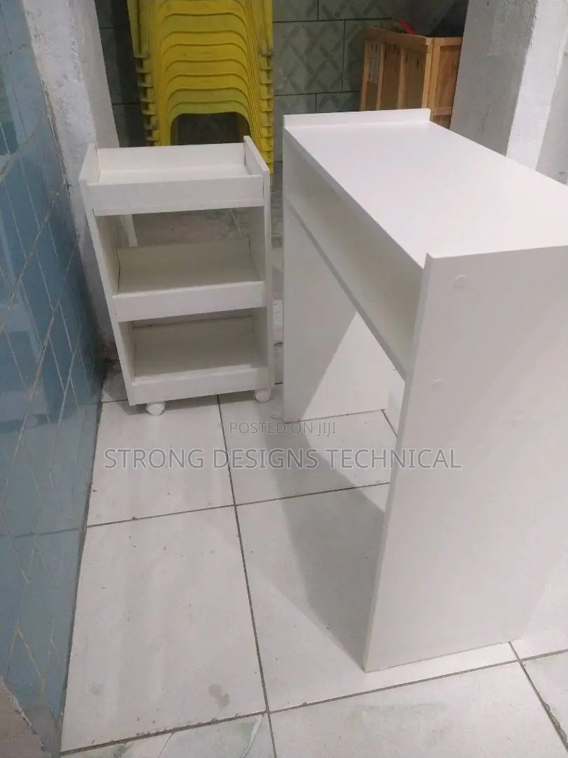 Manicure/Nail Business Set Up. Table + Display + Trolley.