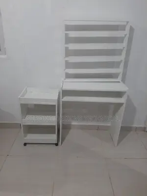 Manicure/Nail Business Set Up. Table + Display + Trolley.
