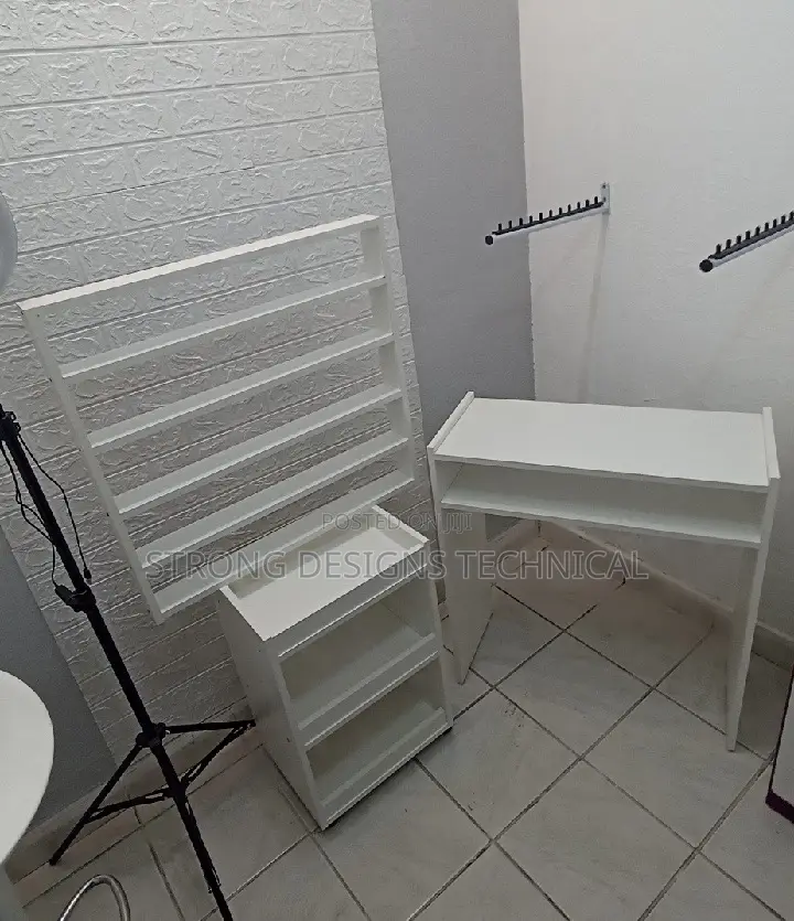 Manicure/Nail Business Set Up. Table + Display + Trolley.