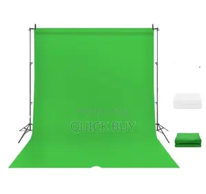 3m by 3m Back Drop/Green Screen With Stand