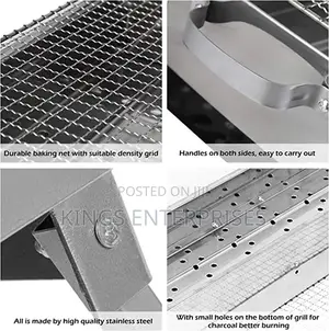 Stainless Steel Charcoal BBQ Grill