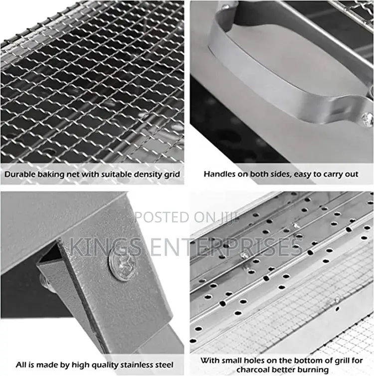 Stainless Steel Charcoal BBQ Grill