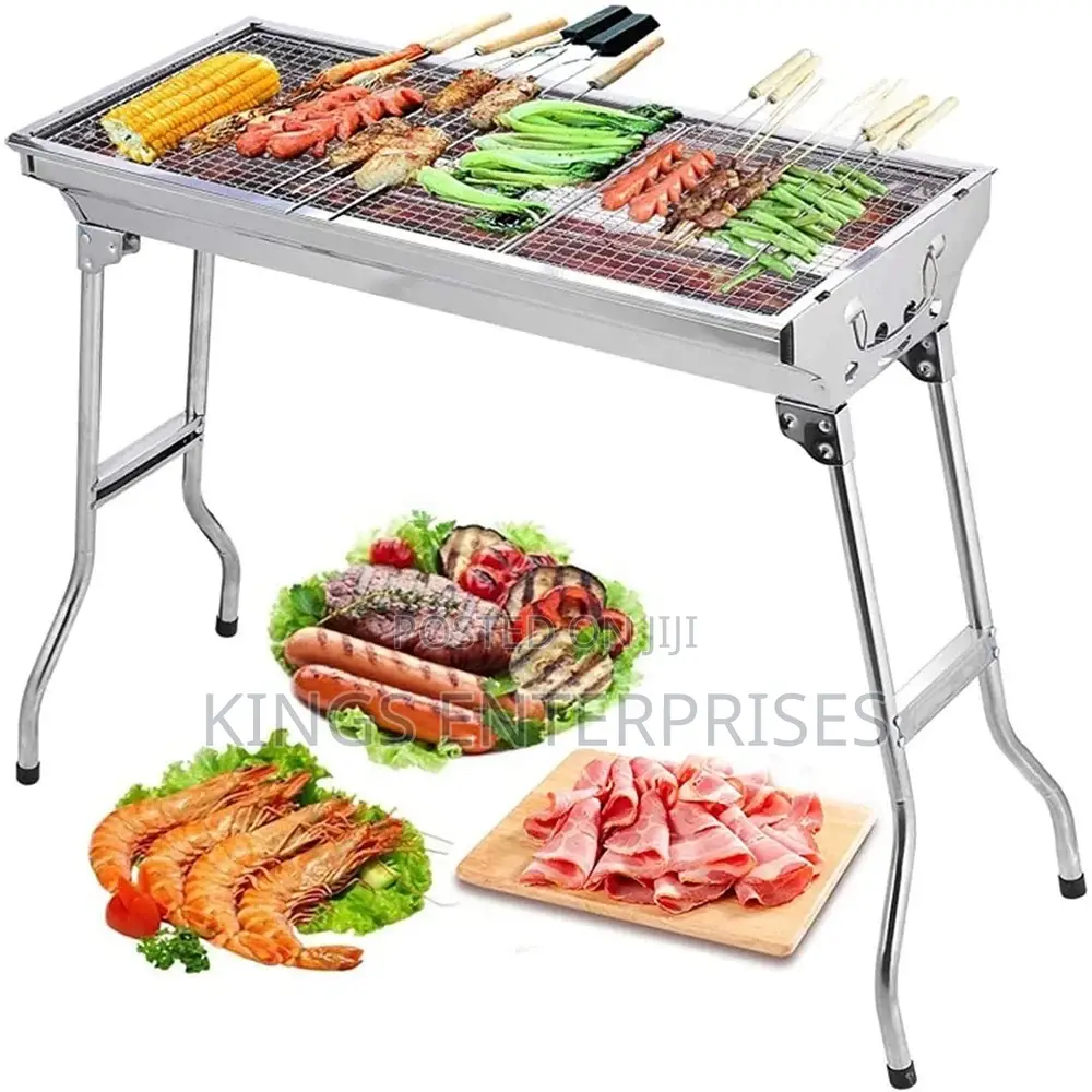 Stainless Steel Charcoal BBQ Grill