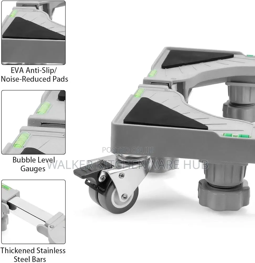 4 X 2 Shive Wheels Movable Base Stand for Washing Machines