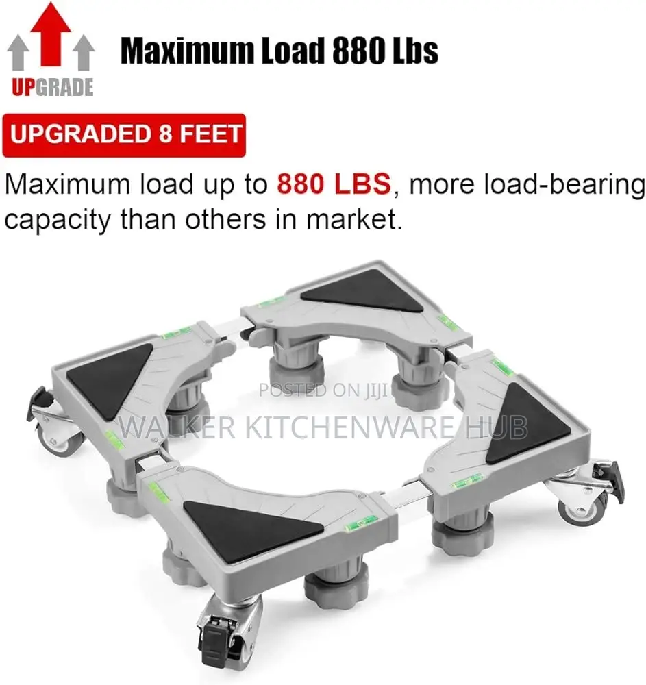 4 X 2 Shive Wheels Movable Base Stand for Washing Machines