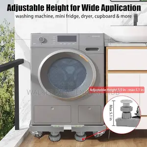 4 X 2 Shive Wheels Movable Base Stand for Washing Machines