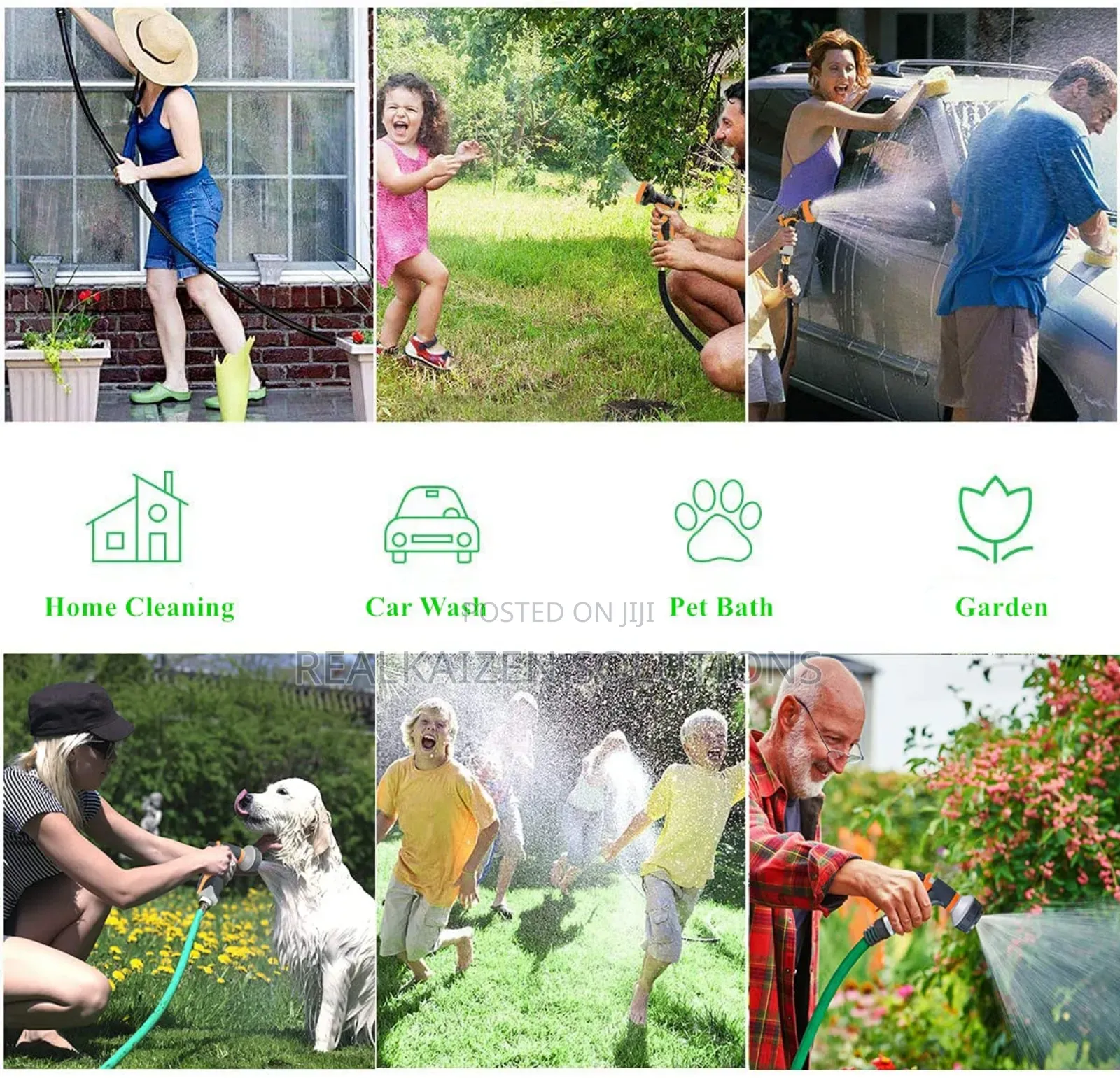 Garden Watering | Cleaning Hose Pipe Nozzle Connectors Set