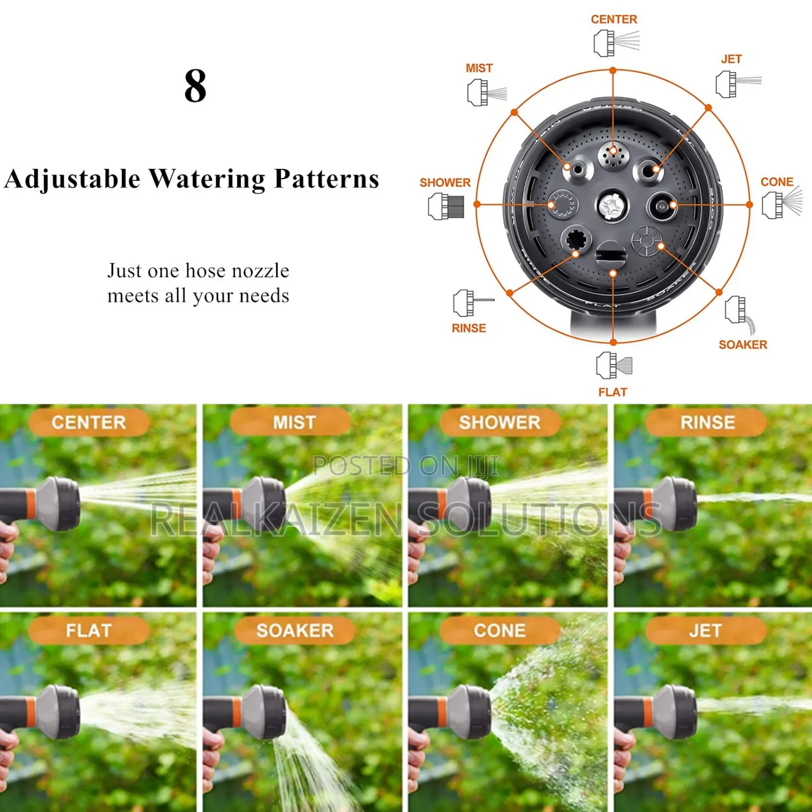 Garden Watering | Cleaning Hose Pipe Nozzle Connectors Set