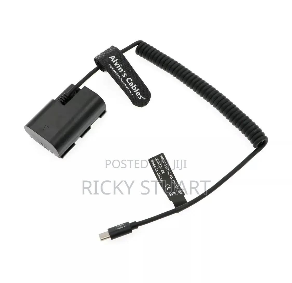 Lp-E6 Type C Usb-C Dummy Battery Charger for R5,R6,R, 6D,60D