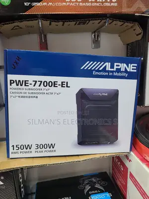 Alpine Car Underseat Subwoofer